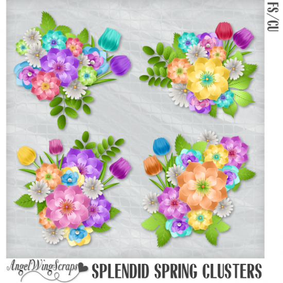 Splendid Spring Clusters (FS/CU) - Click Image to Close