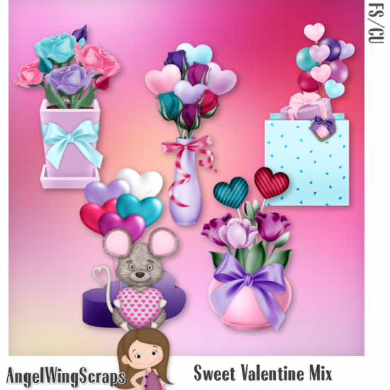 Sweet Valentine Mix (FS/CU) - Click Image to Close