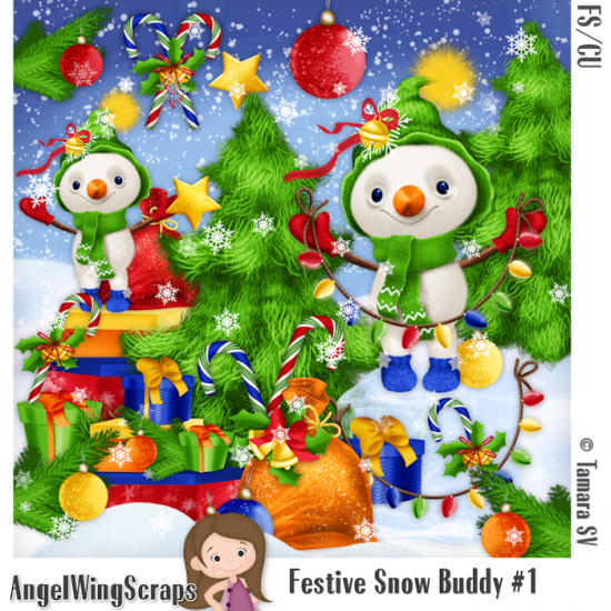 Festive Snow Buddy #1 (FS/CU) - Click Image to Close