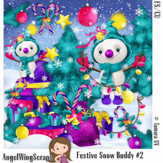 Festive Snow Buddy #2 (FS/CU) - Click Image to Close