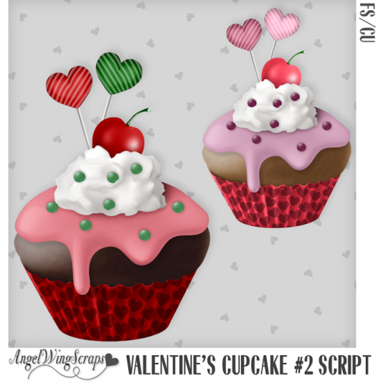 Valentine's Cupcake #2 Script (FS/CU) - Click Image to Close