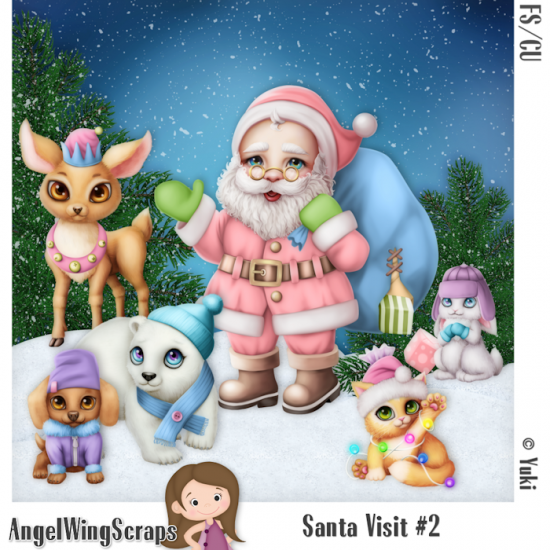 Santa Visit #2 (FS/CU) - Click Image to Close