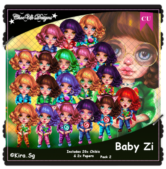 Baby Zi CU/PU Pack 2 - Click Image to Close