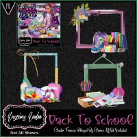 Back To School Cluster Frames