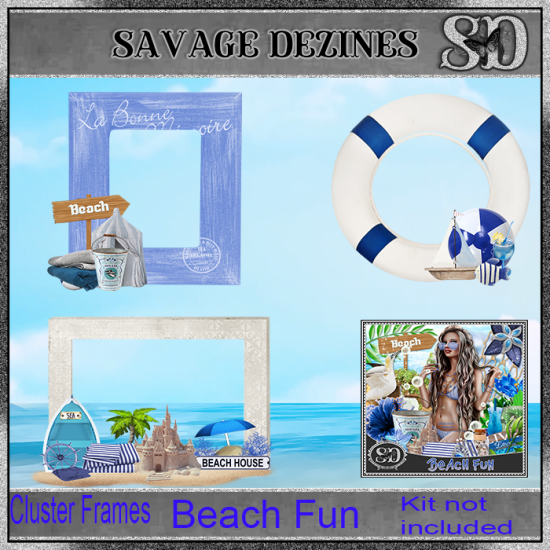 Beach Fun Clusters - Click Image to Close