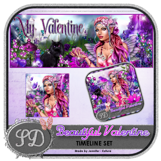 Beautiful Valentine Timeline Set 2 - Click Image to Close