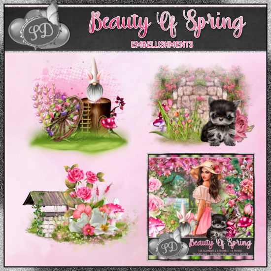 Beauty of Spring Embellishments - Click Image to Close