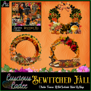 Bewitched Fall Cluster Frames
