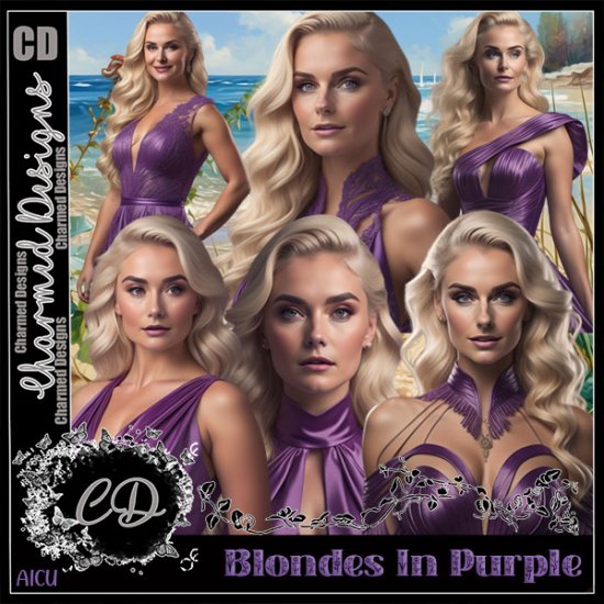 Blondes In Purple - Click Image to Close