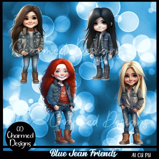 Blue Jean Friends - Click Image to Close