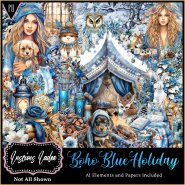 Boho Blue Holiday