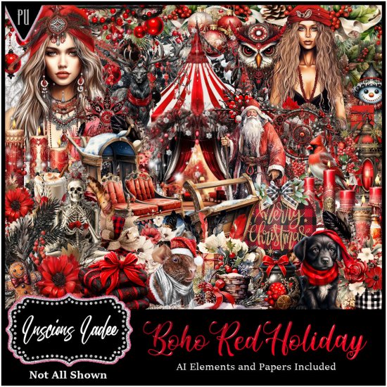 Boho Red Holiday - Click Image to Close