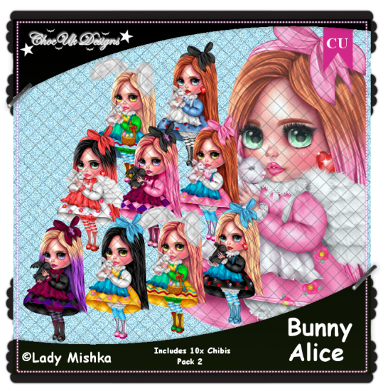 Bunny Alice CU/PU Pack 2 - Click Image to Close