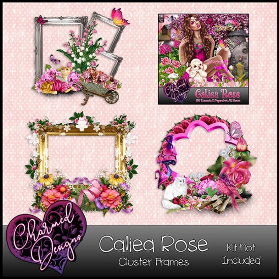 Caliea Rose Cluster Frames - Click Image to Close