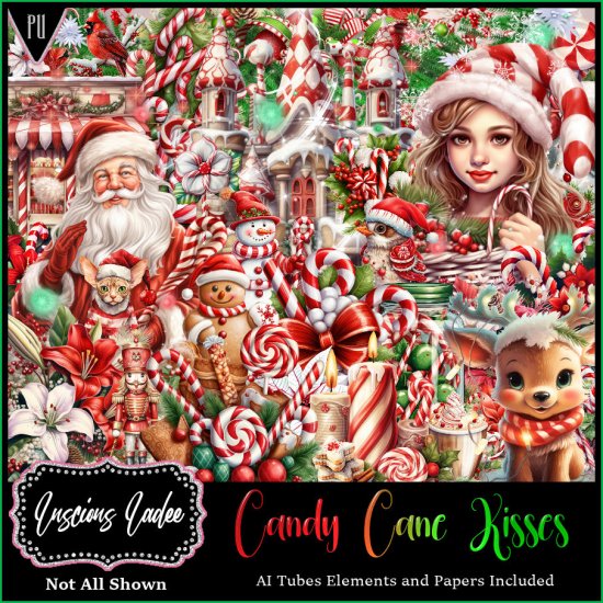 Candy Cane Kisses - Click Image to Close