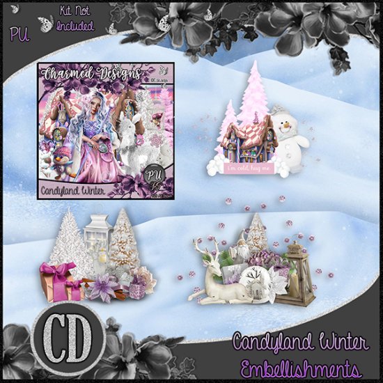 Candyland Winter Embellishments - Click Image to Close