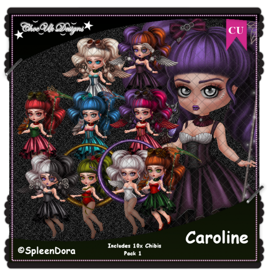 Caroline CU/PU Pack 1 - Click Image to Close