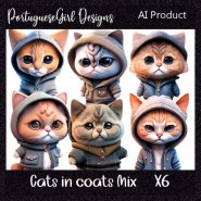 AI Cats in Coats