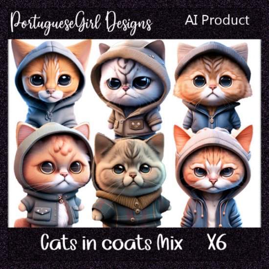 AI Cats in Coats - Click Image to Close