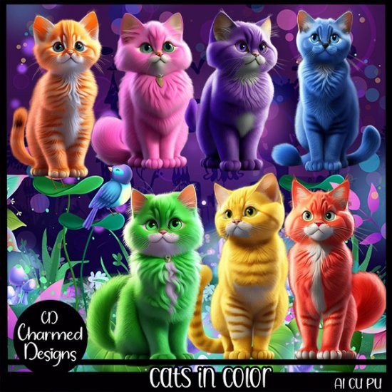 Cats In Color - Click Image to Close