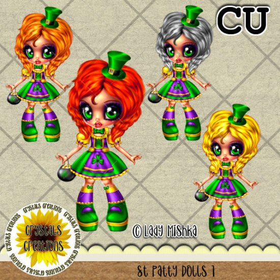 St Patty Dolls 1 - Click Image to Close