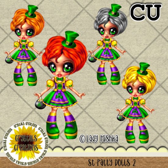 St Patty Dolls 2 - Click Image to Close