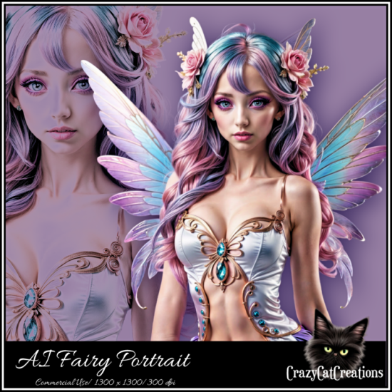 CCC_AI Fairy Portrait CU - Click Image to Close