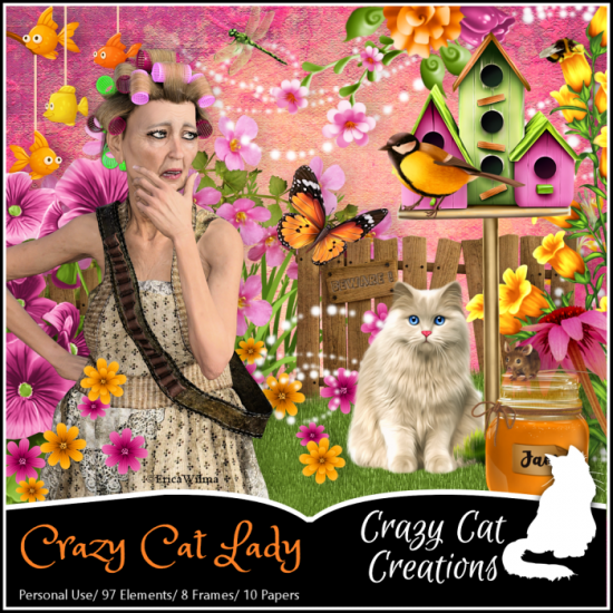 CCC_Crazy Cat Lady PU - Click Image to Close