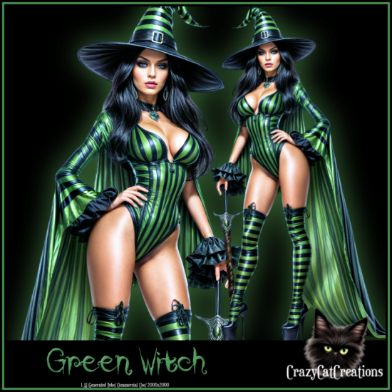 CCC_Green Witch CU - Click Image to Close