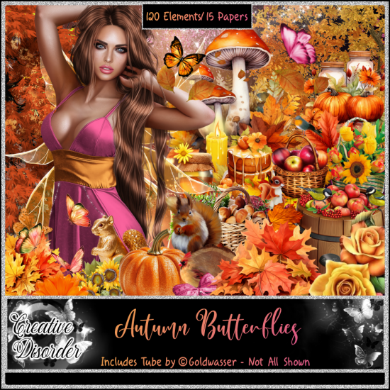 Autumn Butterflies - Click Image to Close