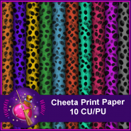 Cheetah Print Paper