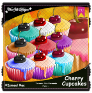 Cherry Cupcakes CU/PU Pack 1