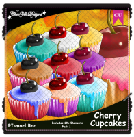 Cherry Cupcakes CU/PU Pack 1