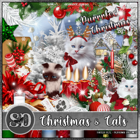 Christmas & Cats Kit - Click Image to Close