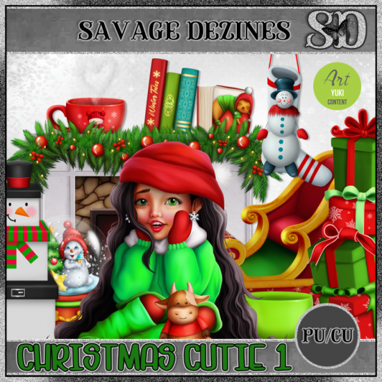 Christmas Cutie 1 CU - Click Image to Close