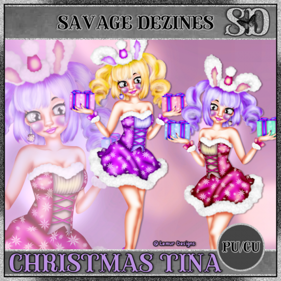 Christmas Tina CU - Click Image to Close