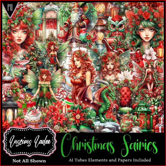 Christmas Fairies - Click Image to Close