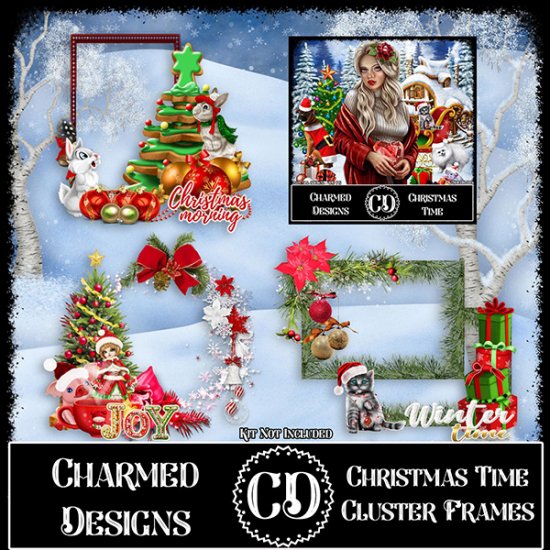 Christmas Time Clusters/Embellishments - Click Image to Close