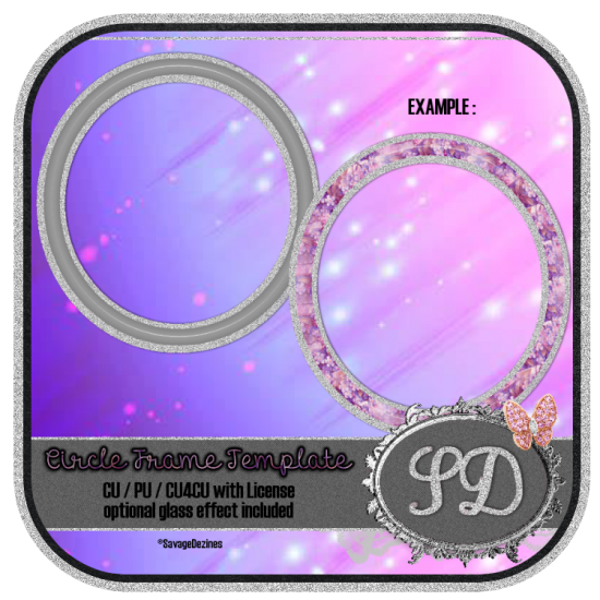 Circle Frame Template - Click Image to Close