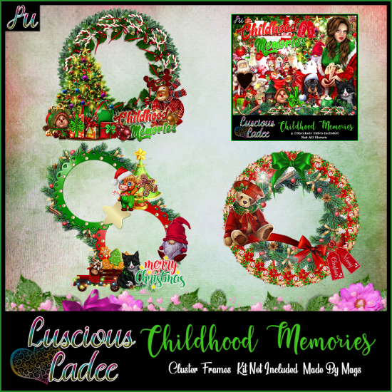 Childhood Memories Cluster Frames - Click Image to Close