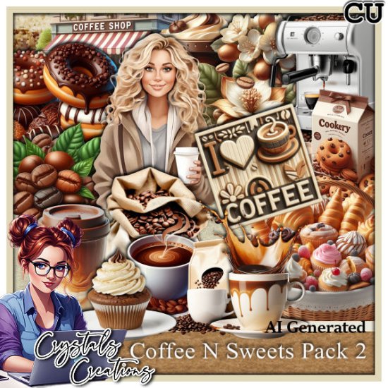 Coffee N Sweets CU Pack 2 - Click Image to Close