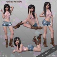 Country girl 4 tube set