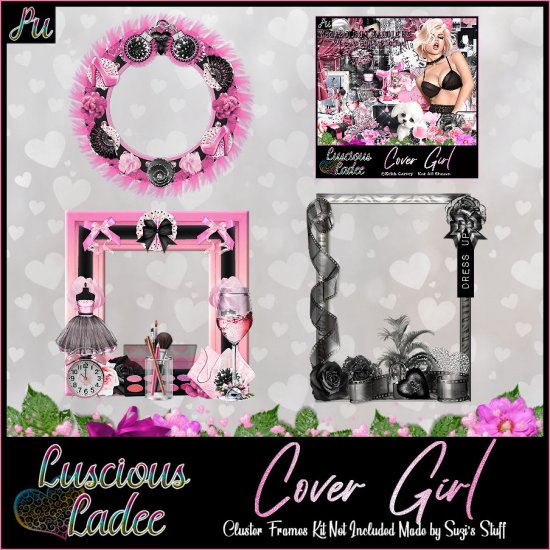 Cover Girl Cluster Frames - Click Image to Close