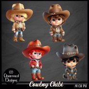 Cowboy Chibis