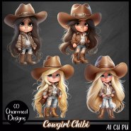 Cowgirl Chibis