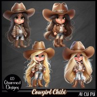 Cowgirl Chibis