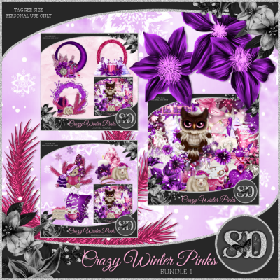 Crazy Winter Pinks Bundle