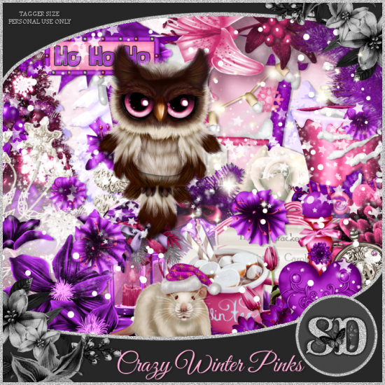 Crazy Winter Pinks Kit - Click Image to Close