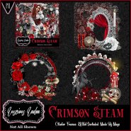 Crimson Steam Cluster Frames