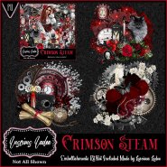 Crimson Steam Embellishments